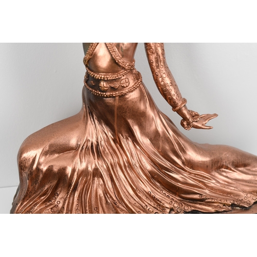 86 - Large Bronze Lady Figure