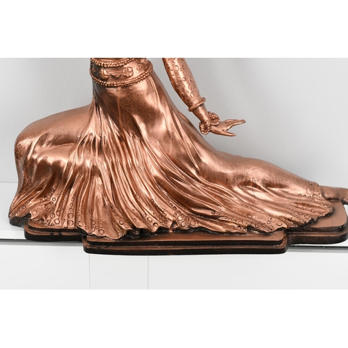 86 - Large Bronze Lady Figure