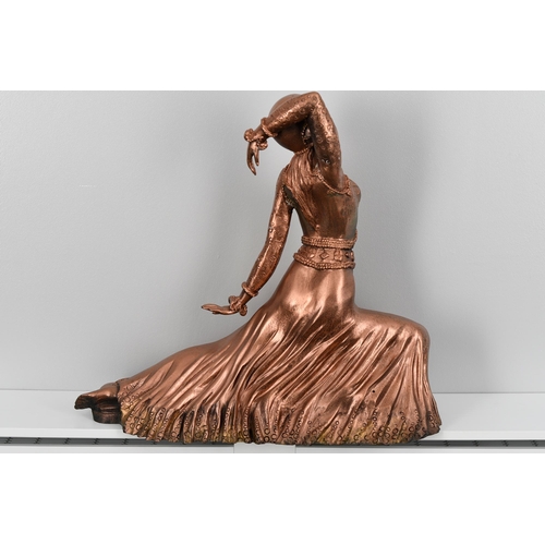 86 - Large Bronze Lady Figure