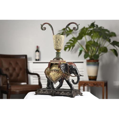 37 - Elephant cast in Bronze/Brass