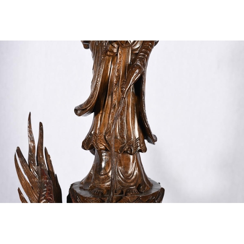 49 - Wood Carving of Goddess Guan Yin