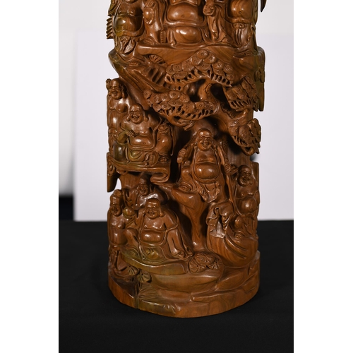 86 - Rare Intricate Sandalwood Wood Carving