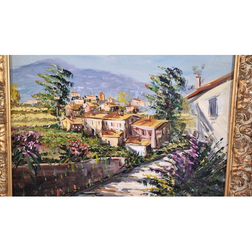 90 - Original oil by Italian Artist Musella