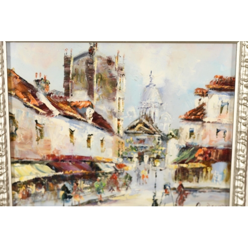 114 - Impressionist Oil on Canvas. Parisian Scene.