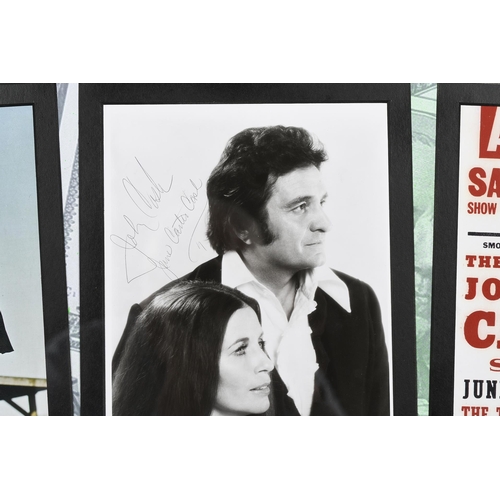 5 - Johnny Cash Framed Art Presentation with Certified Original Signature