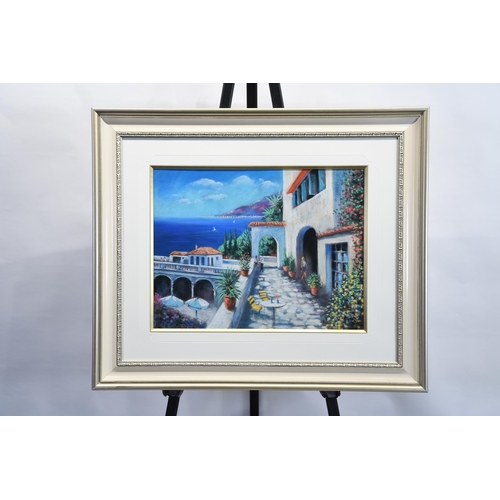 62 - Original Pastel of the Cote D'azur by Perot