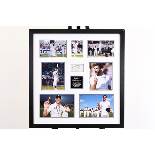 66 - Jimmy Anderson Autograph / Photo Presentation