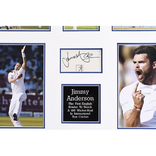 66 - Jimmy Anderson Autograph / Photo Presentation