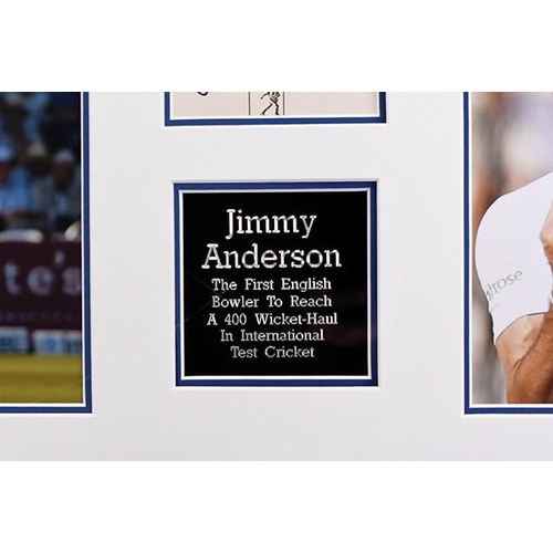 66 - Jimmy Anderson Autograph / Photo Presentation