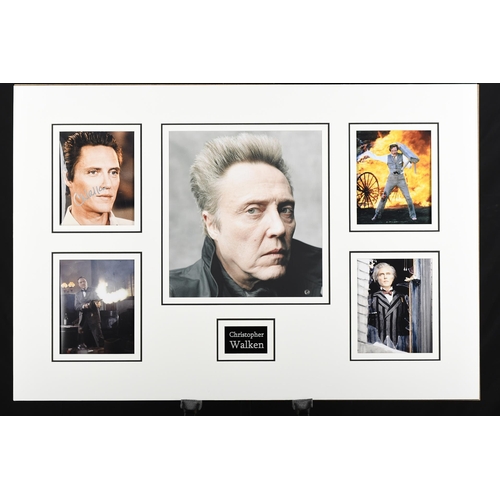 119 - Christopher Walken Unique Signed Photo Presentation