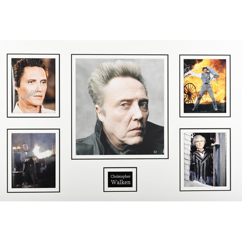 119 - Christopher Walken Unique Signed Photo Presentation