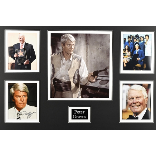 125 - Peter Graves Unique Signed Photo Presentation