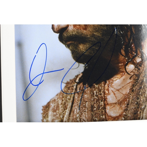 135 - Jim Gaviezel Unique Signed Photo Presentation