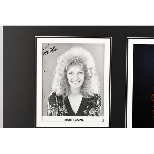 145 - Marti Caine Signed Photo Presentation