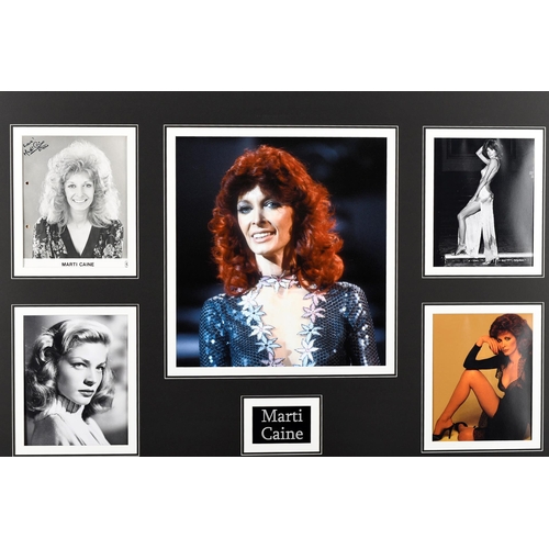 145 - Marti Caine Signed Photo Presentation