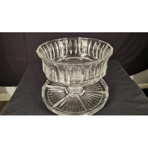 161 - Crystal Cake Stand