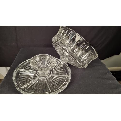 161 - Crystal Cake Stand