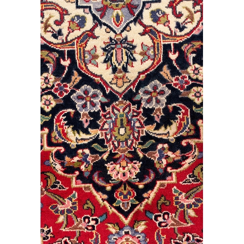 167 - Very Large Hand Knotted Persian Kashan Rug