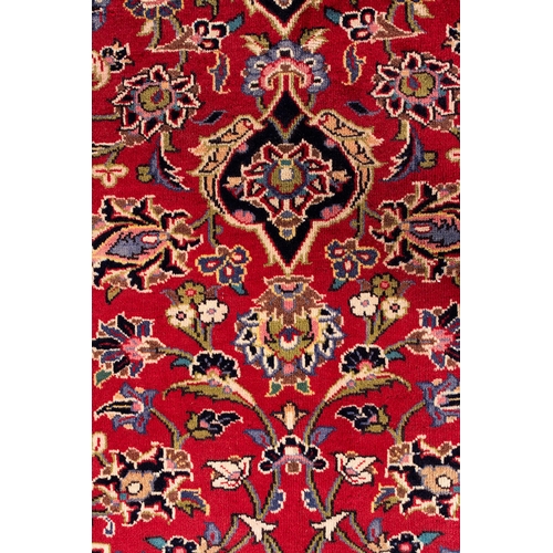 167 - Very Large Hand Knotted Persian Kashan Rug