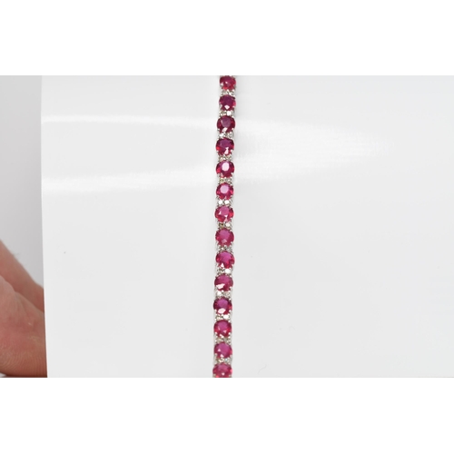 171 - Ruby & Diamond Bracelet