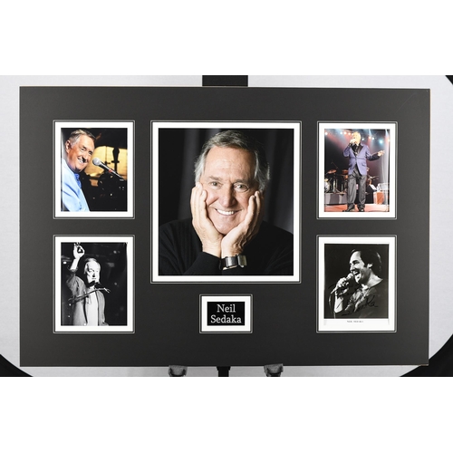 180 - Neil Sedaka Signed Photo Presentation