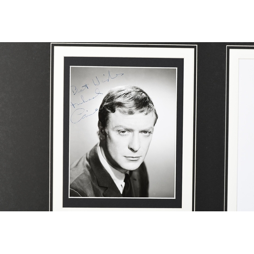 181 - Michael Caine Unique Signed Photo Presentation