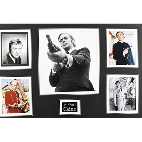 181 - Michael Caine Unique Signed Photo Presentation