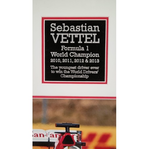 183 - Sebastian Vettel Presentation with Original Signature