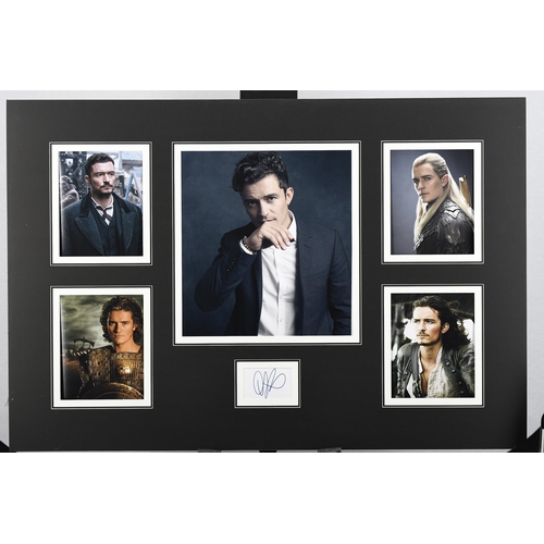 184 - Orlando Bloom Original Signature Presentation