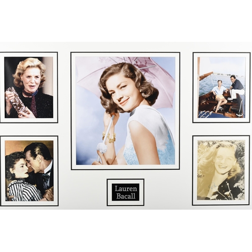 186 - Lauren Bacall Unique Signed Photo Presentation