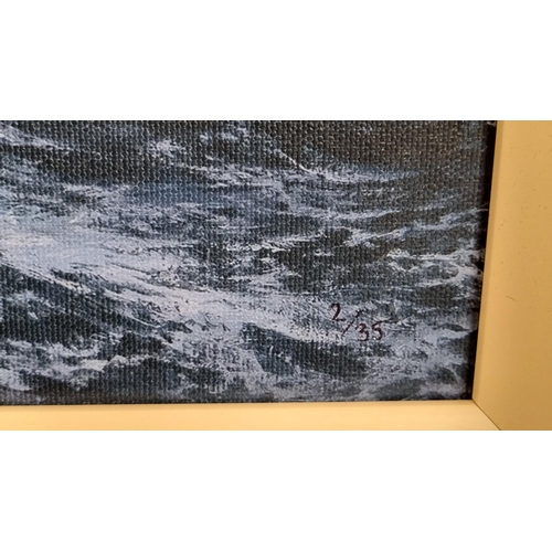 22 - Steven Dews Very Rare Limited Edition on Canvas (probably the finest marine painter in the World)