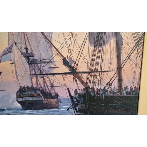 22 - Steven Dews Very Rare Limited Edition on Canvas (probably the finest marine painter in the World)