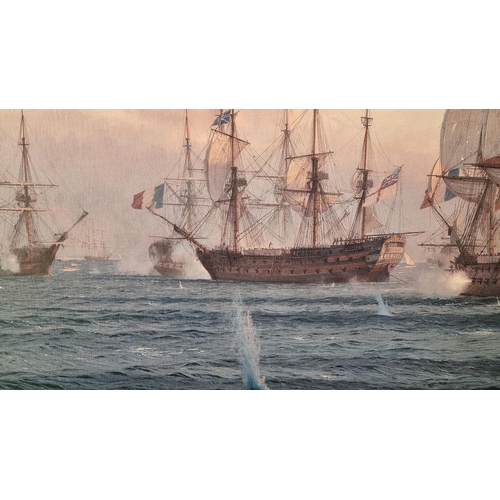 22 - Steven Dews Very Rare Limited Edition on Canvas (probably the finest marine painter in the World)