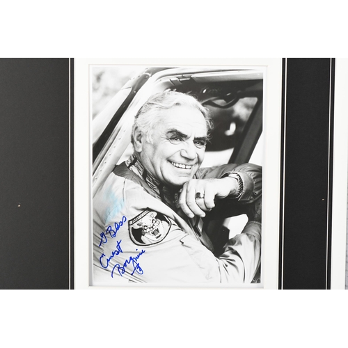 25 - Ernest Borgnine Unique Signed Photo Presentation