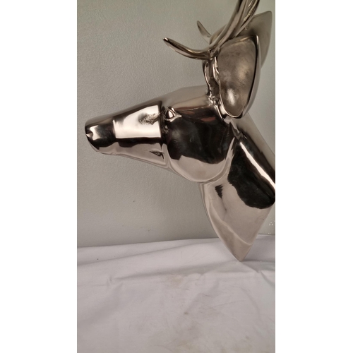 34 - Metal Stags Head