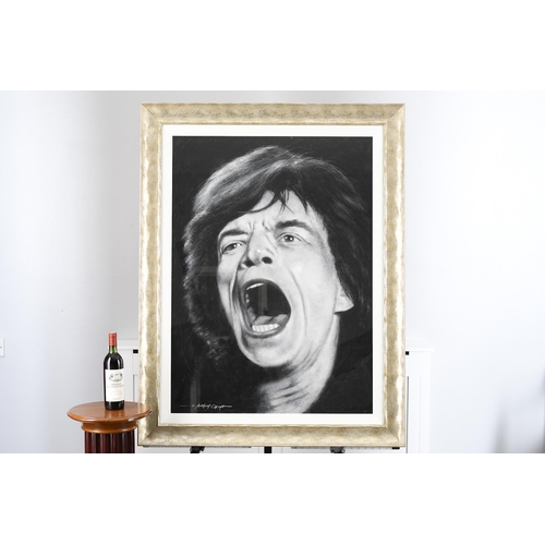 46 - Anthony Orme Original Painting of Mick Jagger