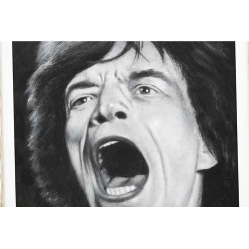 46 - Anthony Orme Original Painting of Mick Jagger