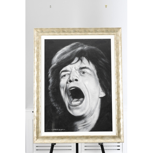 46 - Anthony Orme Original Painting of Mick Jagger