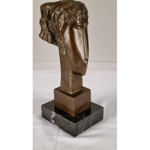 55 - Solid Bronze Art Sculpture