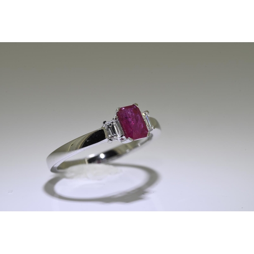 59 - Ruby & Diamond Ring