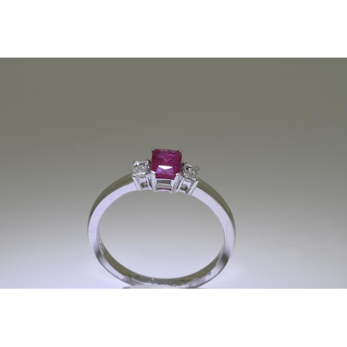 59 - Ruby & Diamond Ring