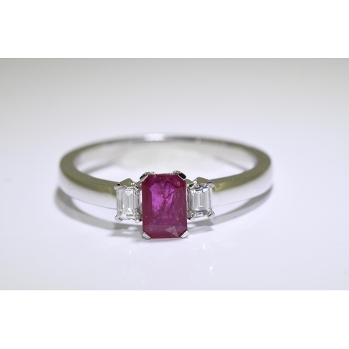 59 - Ruby & Diamond Ring