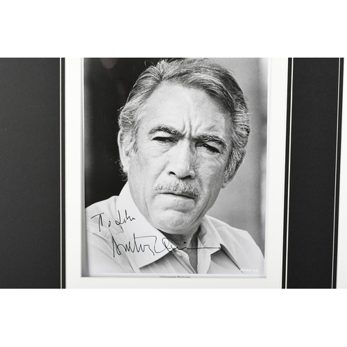 68 - Anthony Quinn Signed Photo Presentation