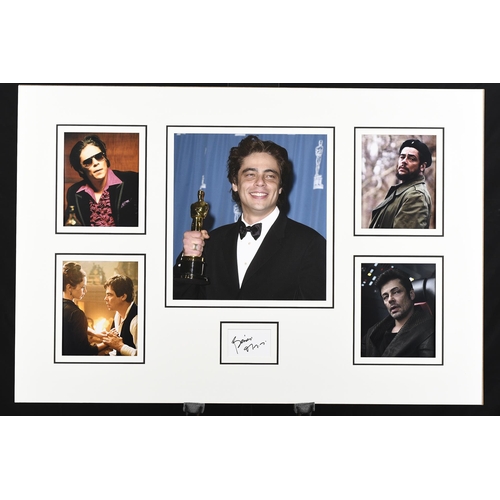 79 - Benicio Del Toro Original Signature Presentation