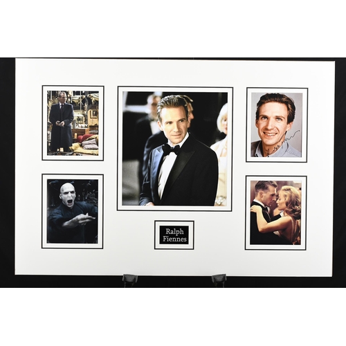 97 - Ralph Fiennes Unique Signed Photo Presentation