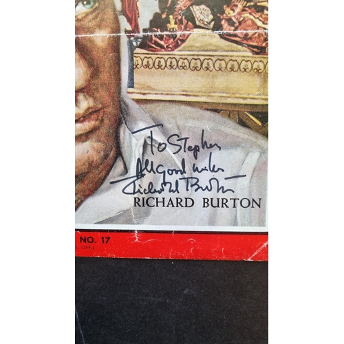 111 - Richard Burton Rare Signed Time Magazine Cover