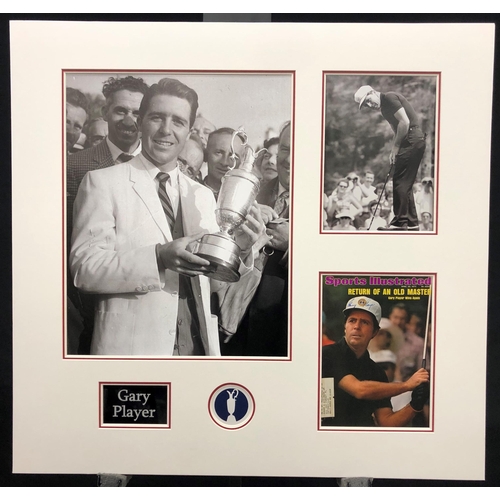 131 - GARY PLAYER original signed presentation