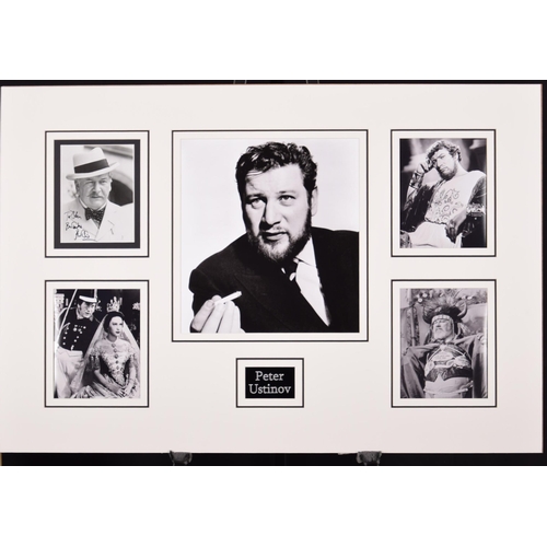 163 - PETER USTINOV original signed presentation