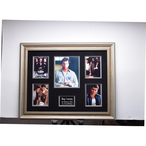 173 - RAY LIOTTA framed original signature presentation.