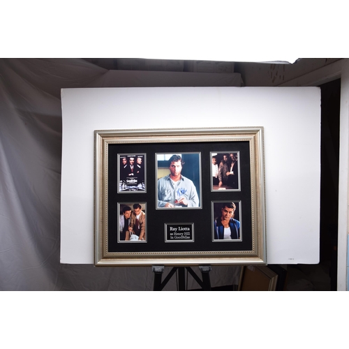 173 - RAY LIOTTA framed original signature presentation.